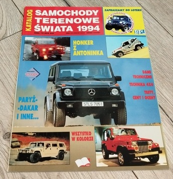 Katalog Samochody Terenowe 1994 r. Ładny stan