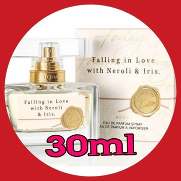 AVON FALLING IN LOVE WITH NEROLI IRIS  30ml. NOWE