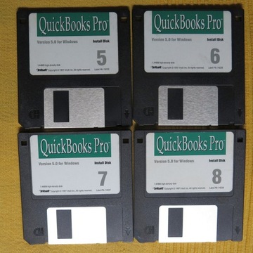 QuickBooks Pro Version 5.0 for Windows disk 5-8