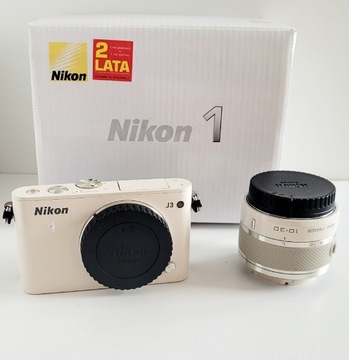 Aparat NIKON 1 J3 USZKODZONY OBIEKTYW 