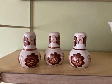 Solniczka ceramiczna ręcznie malowana