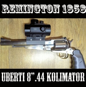 REMINGTON UBERTI 1858 N. ARMY INOX 8".44 KOLIMATOR