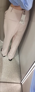 Spodnie zara wiskoza poliester eleganckie rozmia M