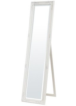 białe prowansalskie lustro stojące 106107 vintage