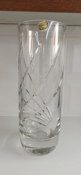 Wazon szklany Bohemia Crystal Czechosłowacja