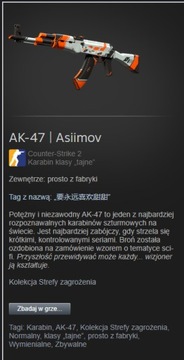 AK-47 | Asiimov skin cs2
