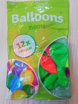 Balony neonowe 