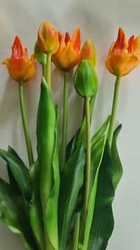Tulipany Silikonowe Bukiet Tulipanow Gumowych 7szt.