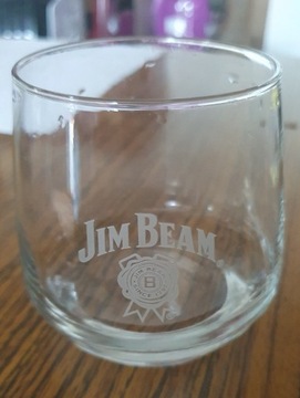 Szklanka do whisky z logo Jim Beam