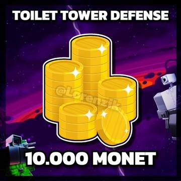 10.000 COINS (MONETY) | Toilet Tower Defense