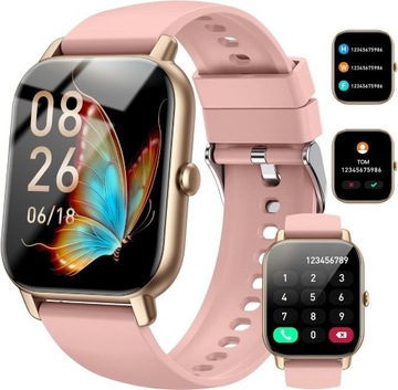 Smartwatch NERUNSA P66 Gold Pink