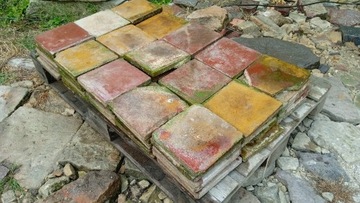 Stare zabytkowe poniemieckie płytki cementowe 