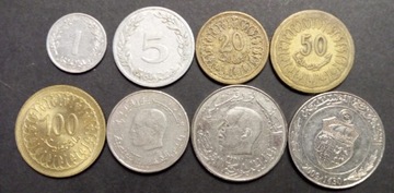 Zestaw monet Tunezja