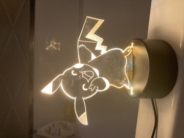 Lampka nocna Pikaczu. LED