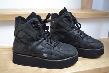 czarne sneakersy Buffalo rising towers nubuck 38,5