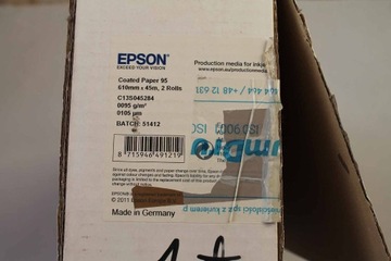 Papier do plotera EPSON 95 powlekany 610mm x 45m