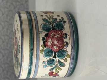 Sycylijska ceramika TAORMINA puzderko ręcznie wyko