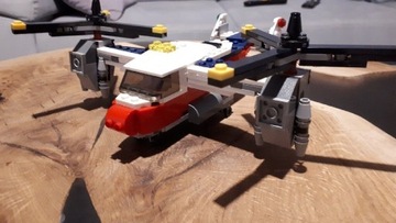 Lego City, śmigłowiec, samolot 