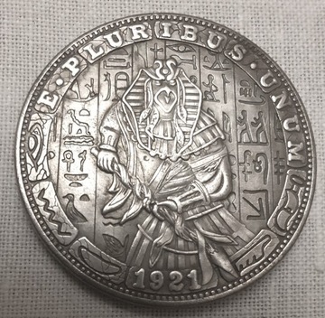 1 Dolar USA ,Morgan Dolar,1921,Hobo Nickel ,KOPIA 