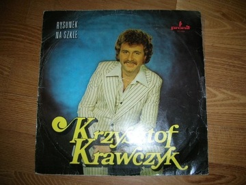 Krzysztof Krawczyk-rysunek na szkle.EX