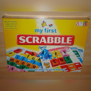 My first Scrabble Mattel - nowa,  J.angielski