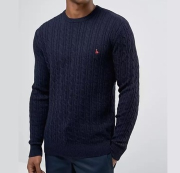 Jack Wills nowy sweter wełna merino r. S