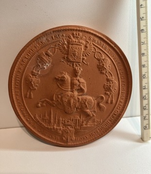 medalion naścienny MARIA TERESA (1717-1780)vintage