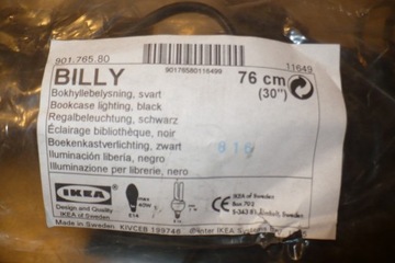 IKEA BILLY 76cm LAMPKA POD SZAFKOWA/ NA PÓŁKĘ [E54