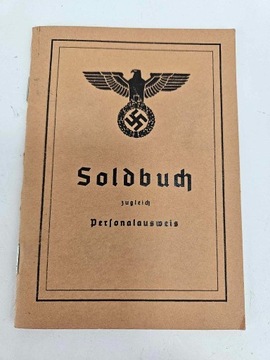 Reprint Książeczka wojskowa WH SOLDBUCH