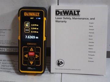 DEWALT DW 03101 dalmierz laserowy miarka miara 