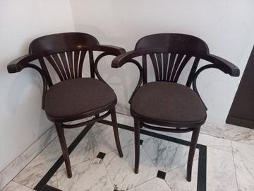 2 szt Krzesło Drewniane meble gięte Thonet komplet