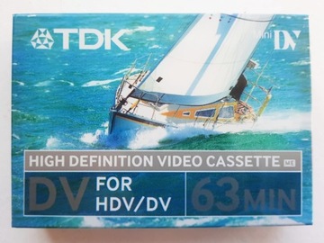 Kaseta TDK MiniDV HDV/DV DVM-63HDEA 63min