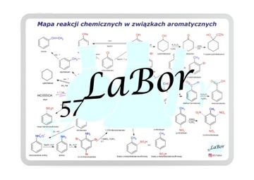 TABLICA A1-PCV 3mm-REAKCJE ZWIĄZKI AROMATYCZNE