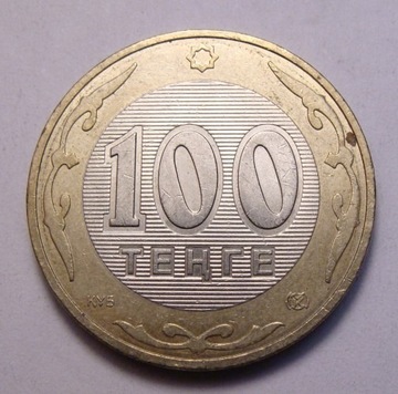 Kazachstan 100 tenge 2002 BIMETAL