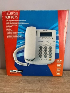 Telefon stacjonarny- Maxcom kxt 875, retro,vintage