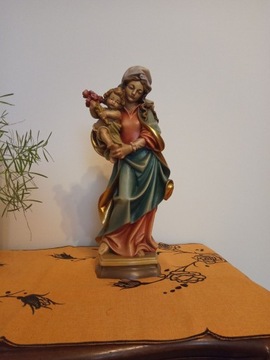 Rzeźba Figura Madonna-Drewniana.