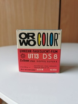 Film ORWO Color UT13, 2x8mm, 13DIN, 16ASA, 2x10m
