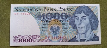 Banknot 1000 zł PRL - stan idealny