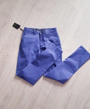 Nowe niebieskie spodnie Massimo Dutti 38