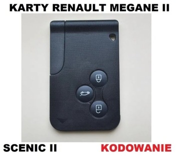 Karta Renault Megane 2 Scenic 2 + kodowanie