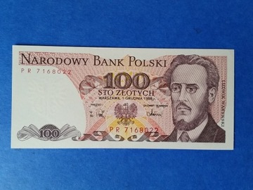 100 ZŁ 1988 WARYŃSKI SER PR UNC