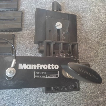 Manfrotto Adapter 338  +  Głowica 303SPH 