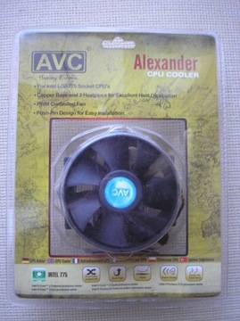 CPU Cooler AVC LGA 775 Aleksander - 3 heatpipes