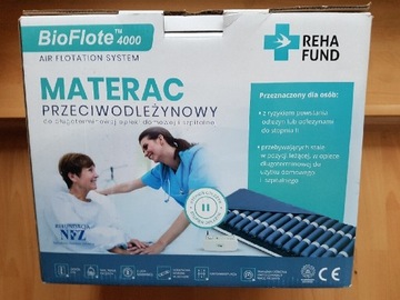 Materac przeciwodleżynowy BioFlote 4000, nowy