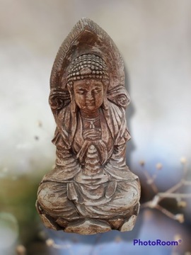 Figura BUDDA na kadzidło z gipsu