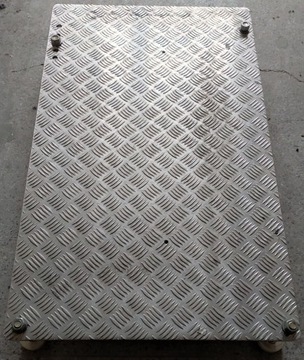 Podest, platforma, blacha aluminium ryflowane 8 mm