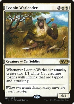 Leonin Warleader - Core Set 2019