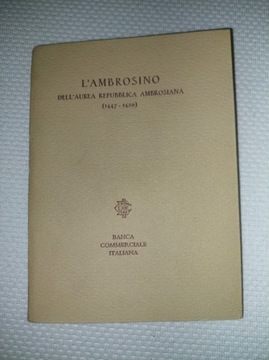 L'Ambrosino. Del'aurea Republica Ambrosiana