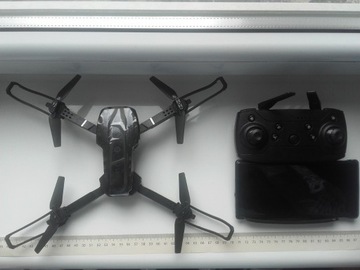 Dron składany E99pro, z 2xkamerą i podglądem na sm