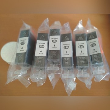 6x PGI-520BK (20ml) BLACK